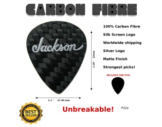 Jackson Guitar Pick Carbon Fibre Pick P32A
